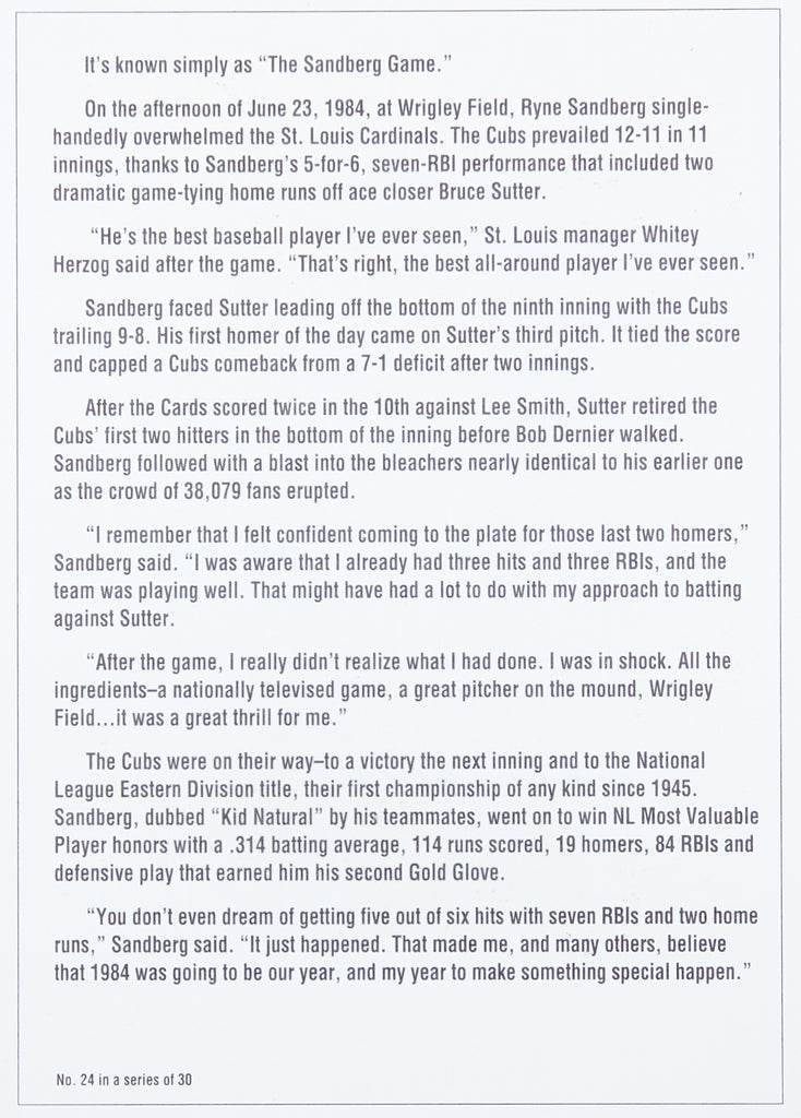 On June 13, 1994, Ryne Sandberg announced his retirement after  dissatisfaction with his hitting numbers for the season, which were, at the  time, .238/.312/.390. It's June 22, 2021, and the league as