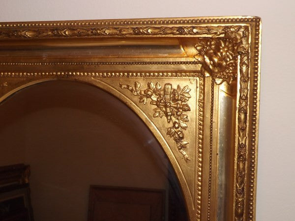 Grande Antique Gold Floor Mirror MVP25088 - Eloquence