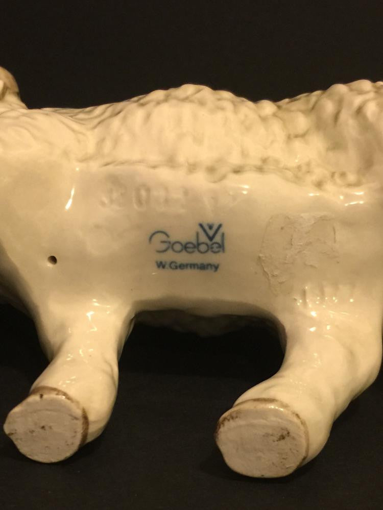 Bee Horn Sheep Ram, Porcelain, Goebel, West Germany. – Roadshow