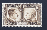 10 Cent, Italian Stamp, 1941, Brown, Adolf Hitler & Benito Mussolini - Roadshow Collectibles