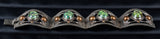 Bracelet Silver, 4 Panels, Filigree Accents, Large & Small Cabochons - Roadshow Collectibles