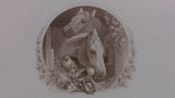 Engraved Printers Proof Two Horses, Two Pigeons, Encircled In a Wreath - Roadshow Collectibles