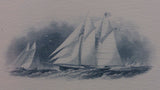 Printers Proof, Group Of Topsail Schooners Battling Rough Waters - Roadshow Collectibles