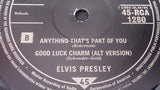 Elvis Presley's 1962 ''Good Luck Charm'' Vinyl Record, Limited Edition - Roadshow Collectibles