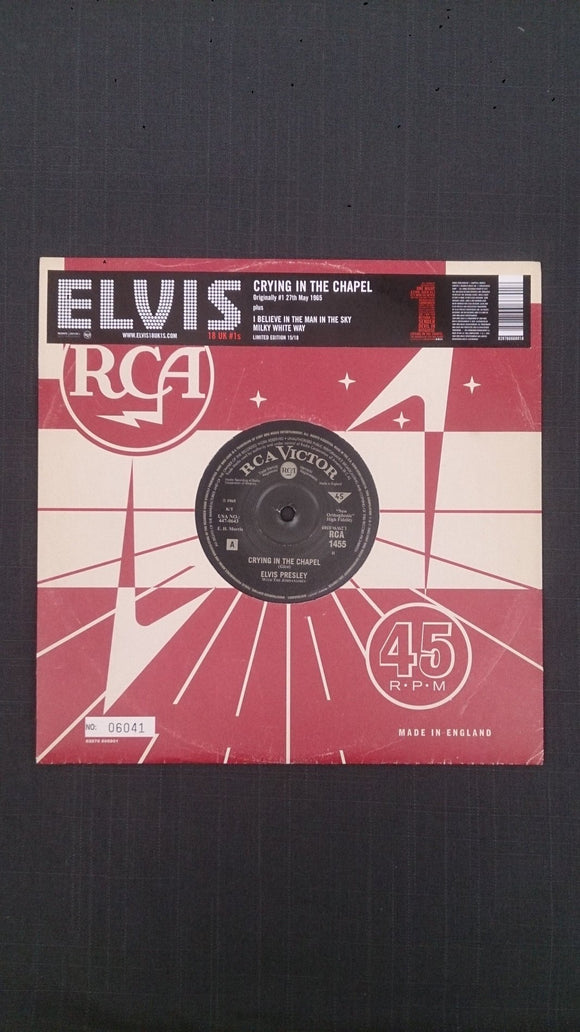 Elvis Presley's ''Crying In The Chapel'' Vinyl Record, Limited Edition - Roadshow Collectibles