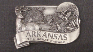 Belt Buckle Made By Bergamot Brass Works Arkansas The Great Escape