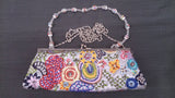 Purse, Floral Multi-Colored Beads, Shoulder Strap and Carrying Handle - Roadshow Collectibles