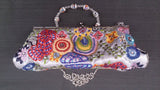 Purse, Floral Multi-Colored Beads, Shoulder Strap and Carrying Handle - Roadshow Collectibles