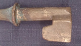 Key, Water, Gas, Hand Held Shut Off Key, Brass Stamped Bird & Numbered - Roadshow Collectibles