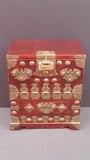 Jewellery Chest, Japanese, Keyaki Wood, Lacquered, Brass Metal Work - Roadshow Collectibles