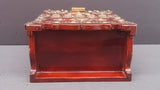 Jewellery Chest, Japanese, Keyaki Wood, Lacquered, Brass Metal Work - Roadshow Collectibles