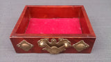 Jewellery Chest, Japanese, Keyaki Wood, Lacquered, Brass Metal Work - Roadshow Collectibles