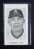 Vern Hoscheit, California Angels, Coach, Autographed Photograph - Roadshow Collectibles