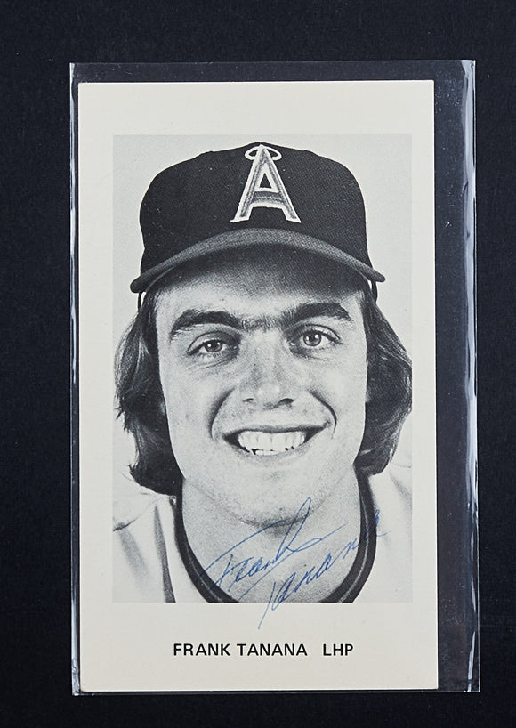 Frank Tanana, California Angels, Pitcher, Autographed Photograph - Roadshow Collectibles