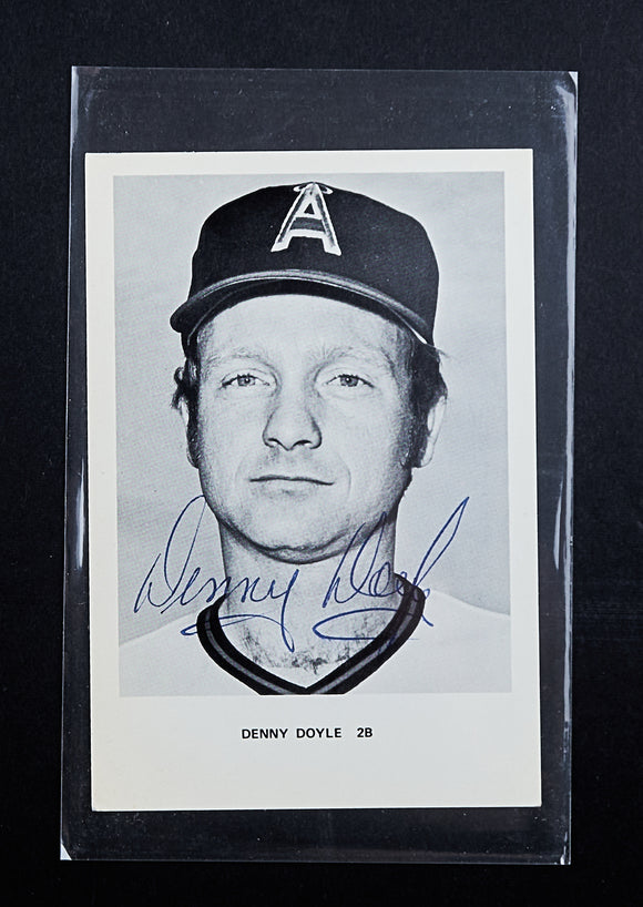 Denny Doyle, California Angels, Second Baseman, Autographed Photograph - Roadshow Collectibles