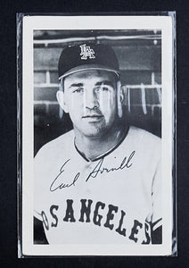 Earl Arnill Los Angeles Dodgers Baseball Club Autographed Postcard - Roadshow Collectibles