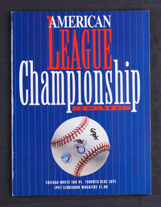 American League Championship Series 1993 White Sox Blue Jays Magazine - Roadshow Collectibles