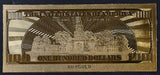 100 Dollar 24 Karat .999 Gold Banknote Bills, Double Sided - Roadshow Collectibles