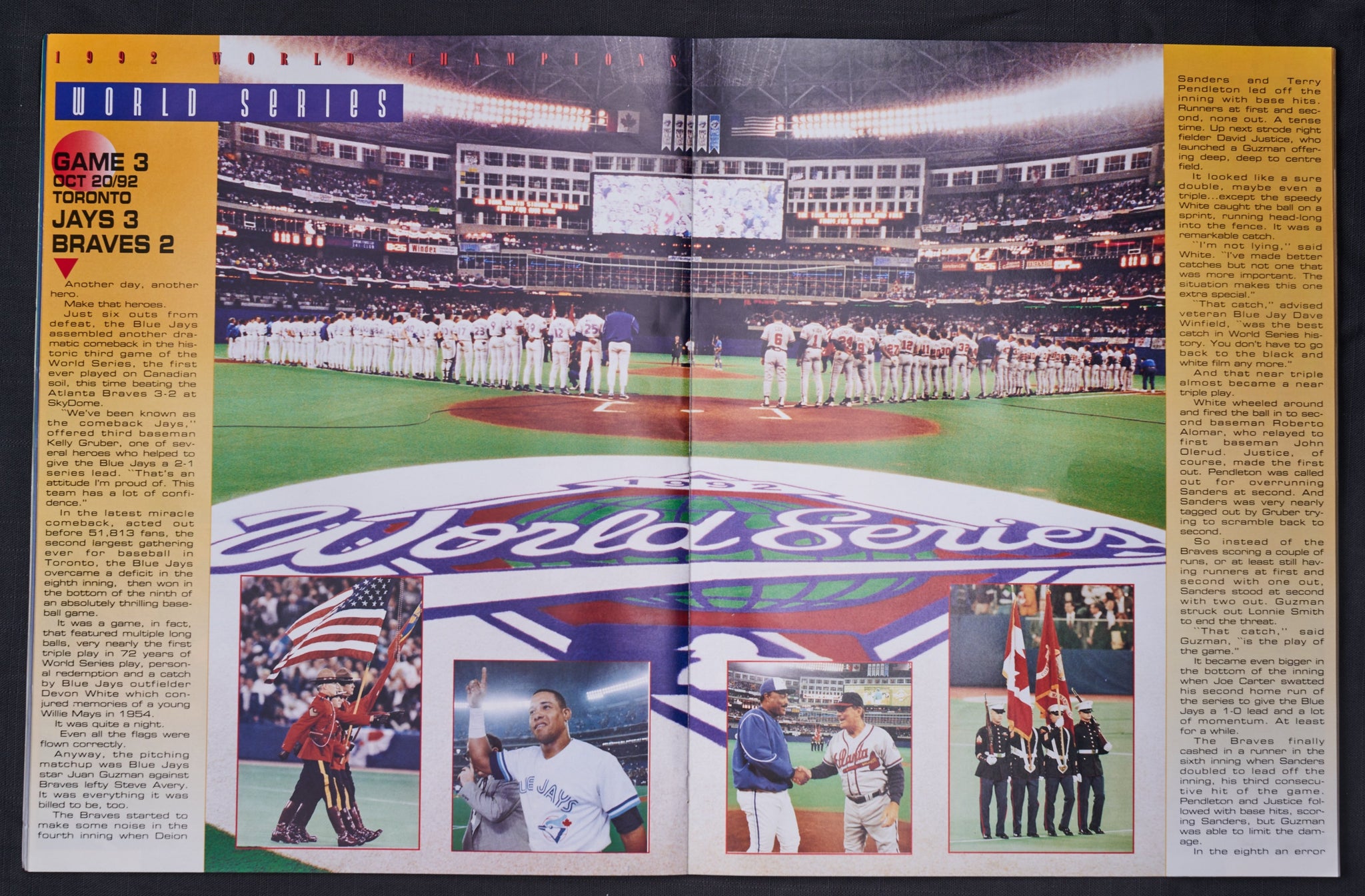 Toronto Blue Jays, 1992 World Champions, Booklet By Scott Morrison