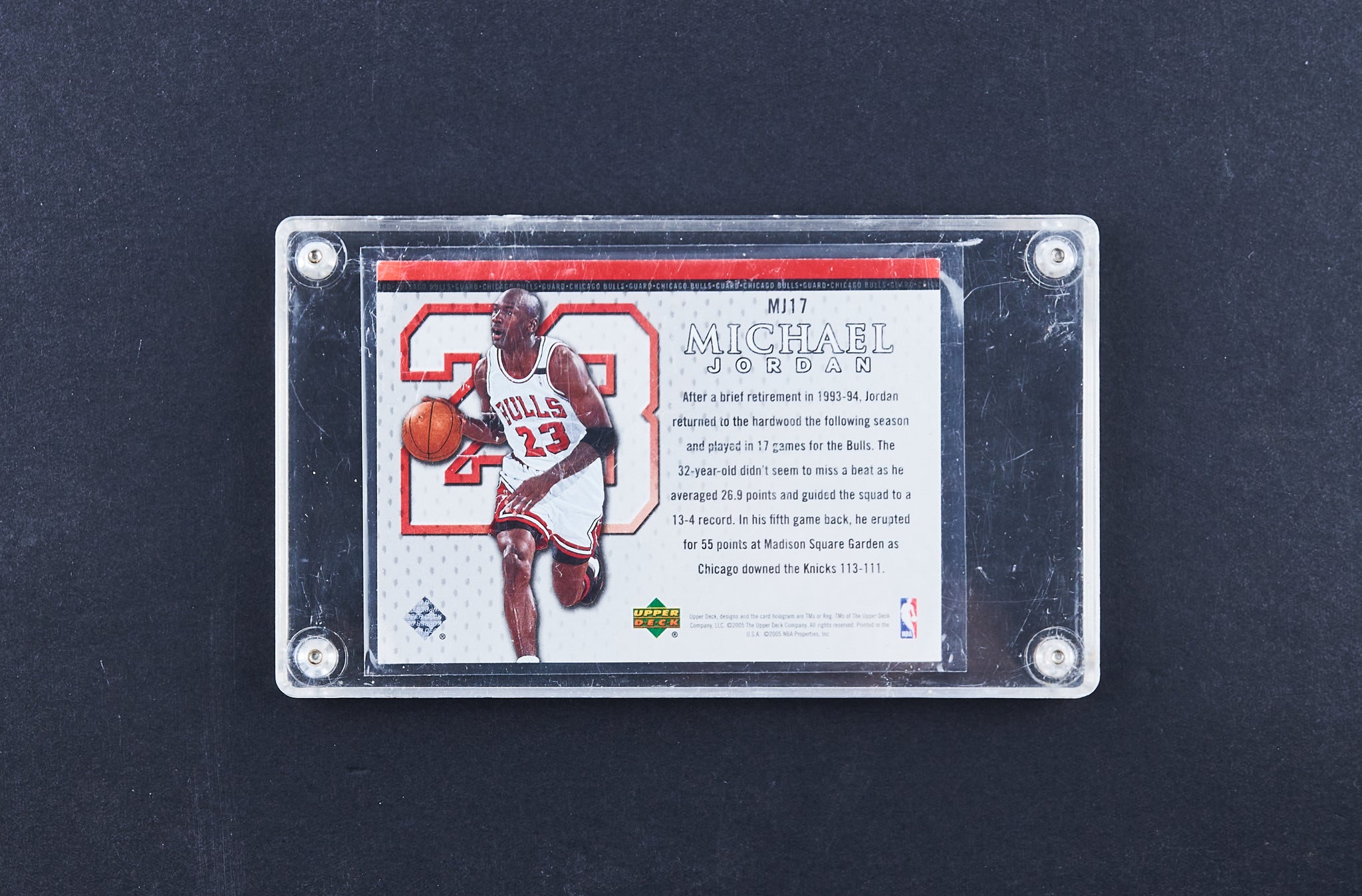 Painting Michael Jordan on a 1984-85 rookie year Chicago Bulls