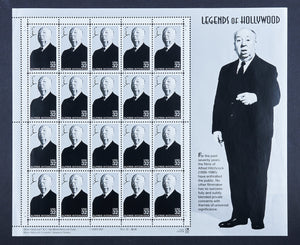 Alfred Hitchcock, 1998, Block Of USA 20X32 Cent Stamps, Mint - Roadshow Collectibles