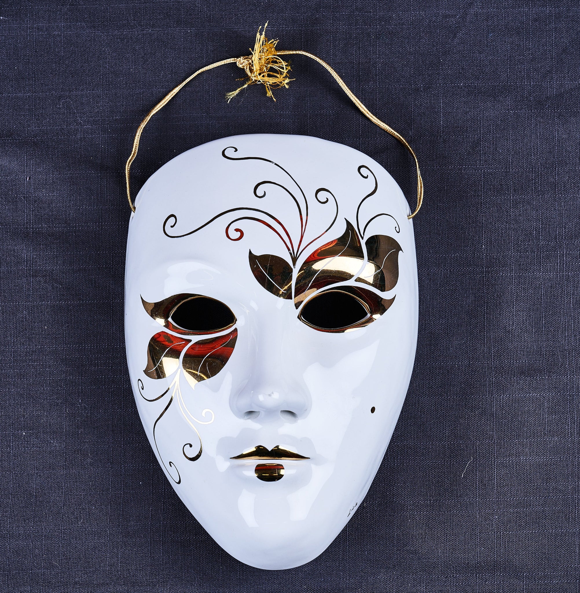Ceramic Decorative Wall Hanging Mask, Hand Painted Made In Basso Italy –  Roadshow Collectibles