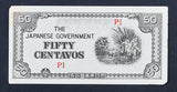 The Japanese Government WW2 1942 50 Centavos Banknote, First Series PI - Roadshow Collectibles