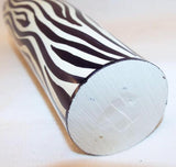 Studio Ceramic Vase, Black and White Zebra Design Pattern - Roadshow Collectibles