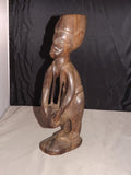 African Baule Sculptor, Hand Carved Figure, Human and Monkey Traits - Roadshow Collectibles