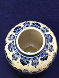 Royal Delft Porcelain Jar, Blue & White Floral Pattern Made In Holland - Roadshow Collectibles