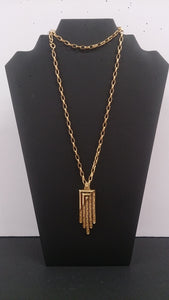 Necklace & Pendant, Gold Filled, MONET, Art Deco. - Roadshow Collectibles