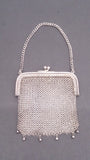 Art Nouveau Women's Mesh Coin Purse, Hanging Six Balls, Stamped S & Co - Roadshow Collectibles