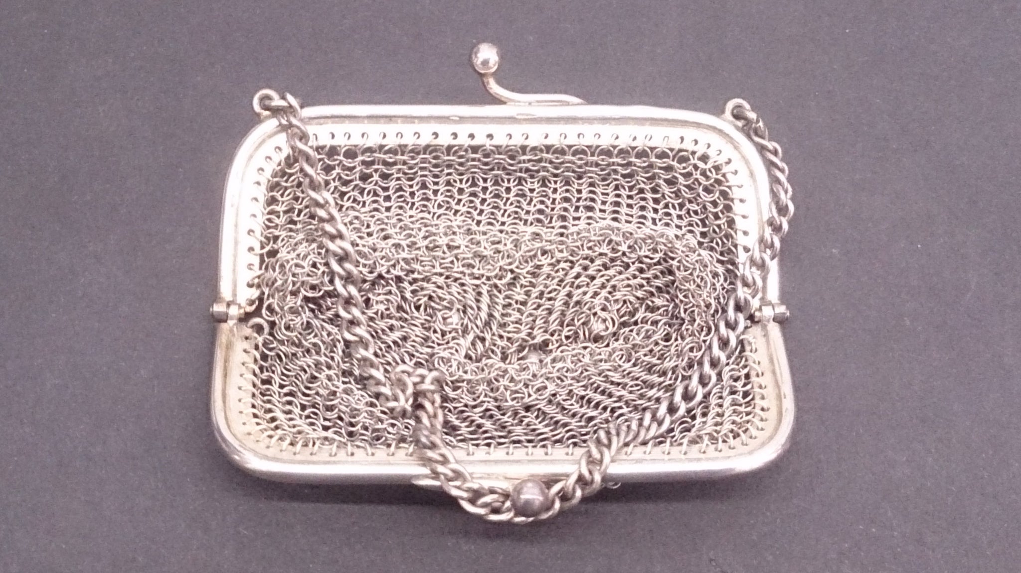 Buy Antique German Silver Purse, Victorian Silver Mesh Bag Online in India  - Etsy