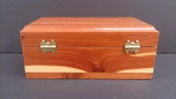 Decorative Box, Cedar, Hinges & Lock Latch Brass, with Lock and Key - Roadshow Collectibles