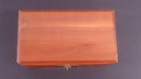 Decorative Box, Cedar, Hinges & Lock Latch Brass, with Lock and Key - Roadshow Collectibles