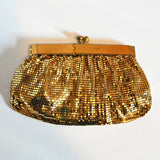 Whiting & Davis Co Art Deco Women's Gold Mesh Evening Clutch Purse - Roadshow Collectibles