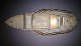 Art Deco Speed Boat, Brass, Ink Or Watercolour Dispenser, 1920-30s - Roadshow Collectibles