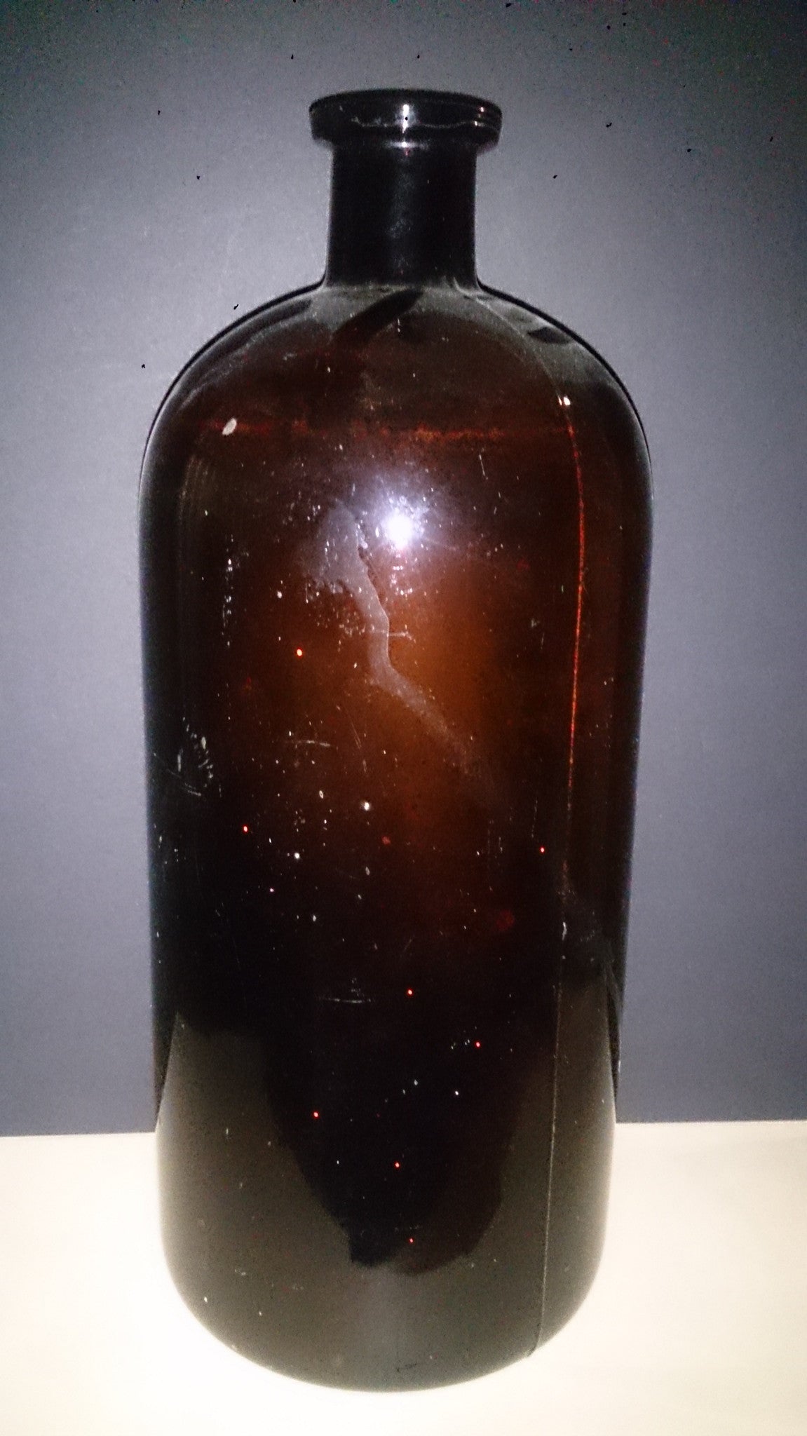 Amber Glass Bottle, Pressed Glass, Late 1800's. – Roadshow Collectibles