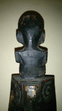 African Senufo Maternity Seated Figure, Hand Carved, Large Coiffure - Roadshow Collectibles