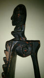 African Senufo Maternity Seated Figure, Hand Carved, Large Coiffure - Roadshow Collectibles