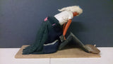 Doll Primitive Hand-Made, Pull Action Of Woman Using Clothes Scrubber - Roadshow Collectibles