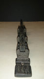 Owl Totem Wall Wood Carving, Indigenous, Old, Three Owl Figures - Roadshow Collectibles