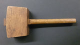 Carpenter's Wooden Mallet Handmade, Square Head, Round Handle  - Roadshow Collectibles