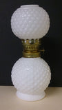 Enesco Mini Hobnail White Milk Glass Oil, Kerosene Lamp Made In Japan - Roadshow Collectibles