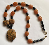 Necklace, Genuine Semi Precious Gemstones, Onyx, Carnelian and Jasper - Roadshow Collectibles