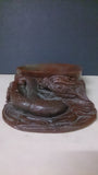 Ink Bowl, Shoushan Stone Agalmatolite, Hand Carved Dragon, Chinese - Roadshow Collectibles