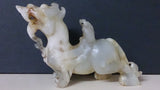 Pixiu Creature Carrying a Bird, Hand Carved From Jade, Chinese - Roadshow Collectibles