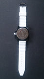 Studded White Masonic Men's Wristwatch - Roadshow Collectibles