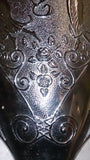 LE Smith Amethyst Glass Double Handled Cup with Dancing Women Decor on the Outside - Roadshow Collectibles