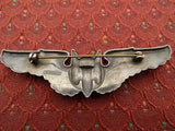 US Army WW2 Air Corps Aerial Gunners Wings, Uniform Pin, Sterling - Roadshow Collectibles